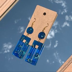 Handmade resin earrings